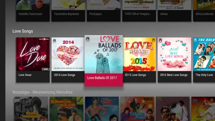 Raaga Hindi Tamil Telugu Songs android App screenshot 0