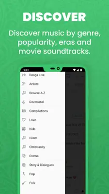 Raaga Hindi Tamil Telugu Songs android App screenshot 19